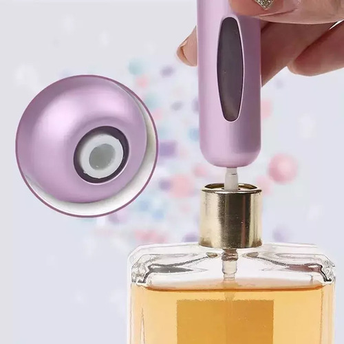 Imagen 5 de 11 de Perfumero Portatil Recargable Importado 5ml