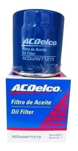 Filtro De Aciete W712/19 Chevrolet - Acdelco