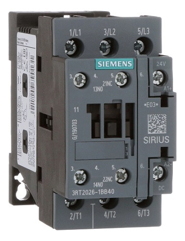 Contactor 3x25 Amperios  Bobina  24vdc Siemens 3rt2026-1bb40