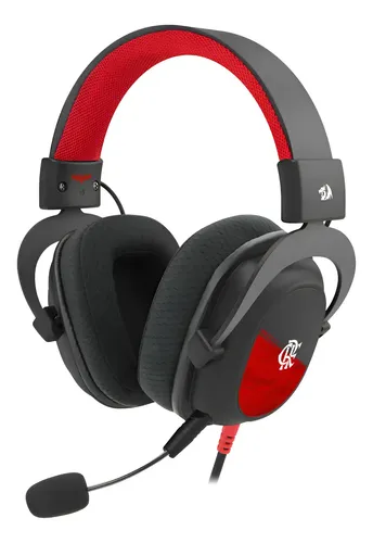 Headset Gamer Redragon Flamengo Vulture Fl530 Preto/vermelho