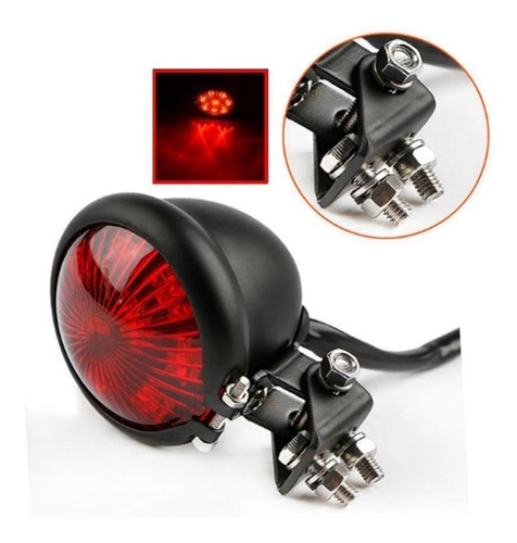 Lanterna Led Traseira Café Racer Universal Custom Bobber