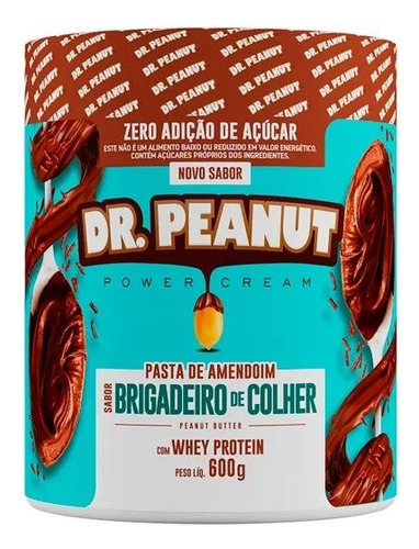 Pasta De Amendoim (600g) - Sabor: Brigadeiro De Colher Brigadeiro De Colher