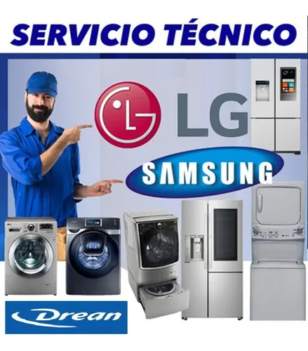 Service Lavarropas Drean Samsung LG Gafa Domicilio En El Dia