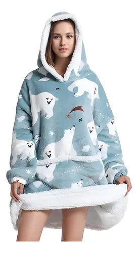 comprar Polerones Felpa Capucha Manta Polar Bata Frazada Suave Calidad Y Suavidad