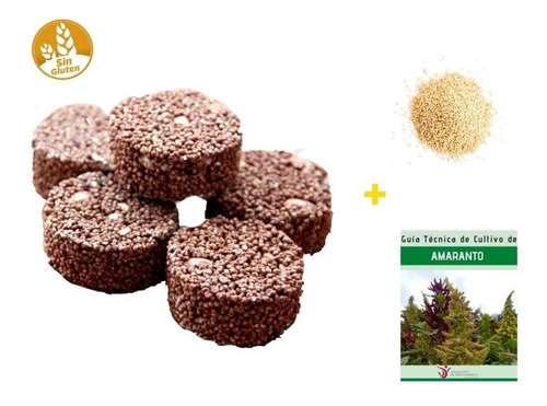 Amaranto Con Chocolate Y Cacahuate 90 Pzas