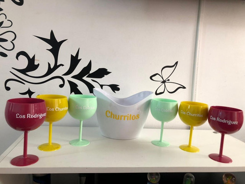Copas De Acrílico Durables De Varios Colores