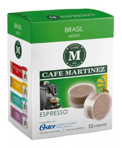 Combo Fuerte cápsulas compatibles NESPRESSO (Italiano/Intenso/Moka) - Café  Martínez