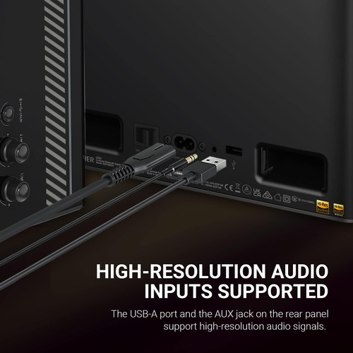 Edifier Qd35 Altavoz Bluetooth De Mesa, Audio De Alta Resolu