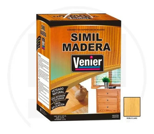Pintura Simil Madera Venier X 0.75 Lts. Efecto Madera.