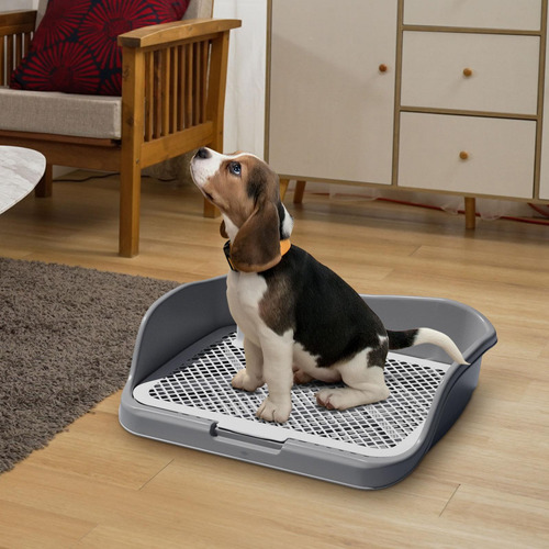 Almohadillas De Tren Para Orinal Para Perros De Gris