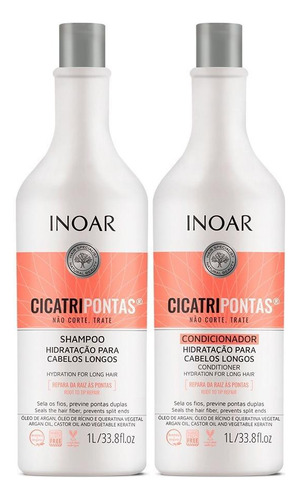 Inoar Cicatripontas Cabelos Longos Shampoo + Condicionador