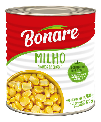Milho Verde em Conserva Bonare Lata 170g