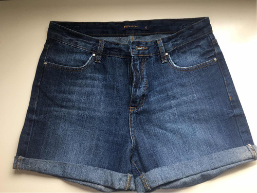 Short Jean Marca Express Talle 26 Color Azul Nuevo