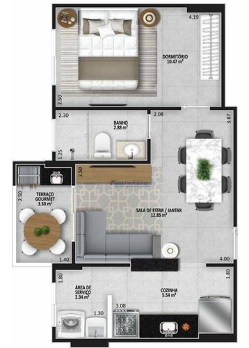Imagem 18 de 29 de Apartamento Com 2 Dormitórios Sendo 1 Suíte, À Venda, 63 M² Por R$ 359.100 - Aviação - Praia Grande/sp - Ap0858
