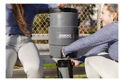 Igloo Termo Portatil Para 5 Galones(19 Lts) Carbon Black