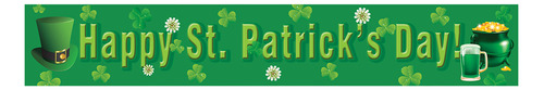 F Banner Del Día De San Patricio Para Celebrar La Prohibició