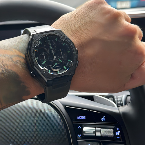 Relógio Bulova Precisionist X Edição Especial 98b355 Cor Da Correia Verde Oliva Cor Do Bisel Cinza-escuro Cor Do Fundo Preto