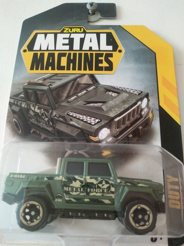 Carro Colección Zuru Metal Machines Camioneta Militar Duty