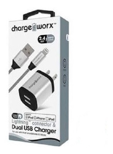 Cargador Usb De Pared Doble