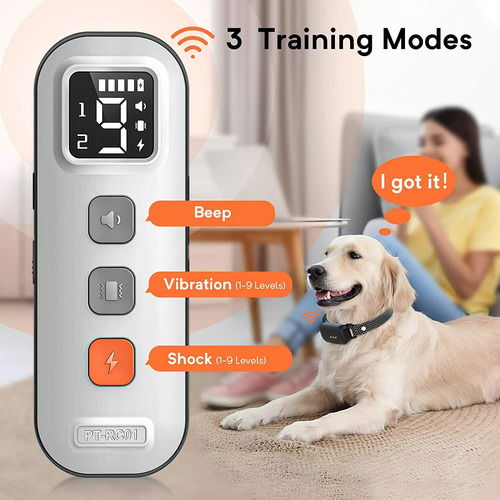 Collar De Adiestramiento Para Perros Con Control Remoto Eléc