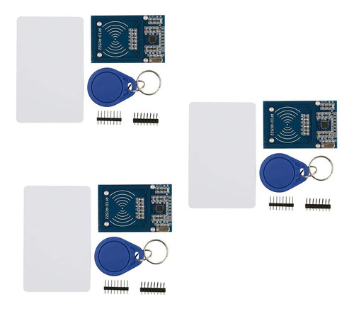 Hiletgo 3pcs Rfid Kit - Mifare Rc522 Módulo De Sensor De Tar