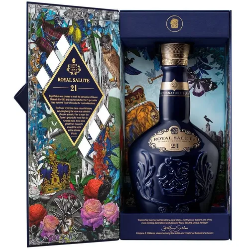 Whisky Royal Salute 21 Anos 700ml Azul Original Envio Full