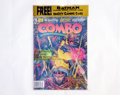 Combo Magazine 14 - Batman Masterseries Card + Sim City Card