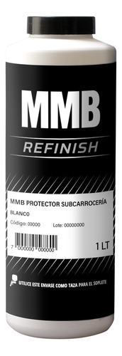 Mmb Protector Subcarrocerias Negro/blanco Colorin 1 Lt