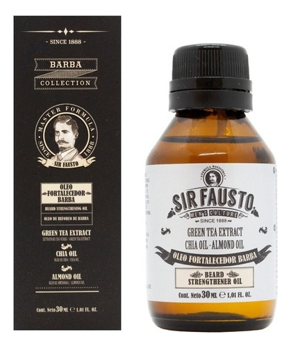 Bálsamo para barba Sir Fausto Barba Colection fragancia natural de 30mL 30g