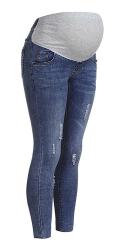 Pantalones Ajustados Bordados Con Jeans Para Mujer De Matern