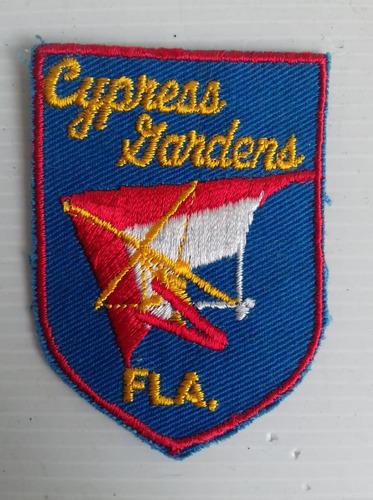 Escudo Cypress Gardens Florida Parche Water Ski Kite Parasai