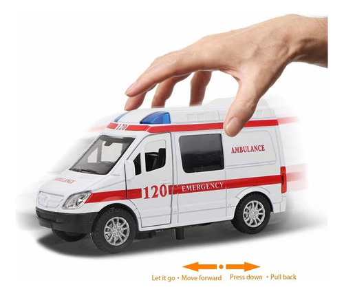 Ambulancia De Simulación 21:32 Con Sonido De Aleación
