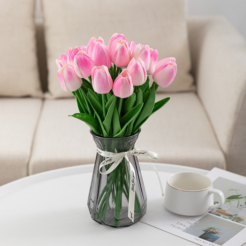 20 Pcs Tulipanes Artificiales Decoración Del Hogar Y Bodas