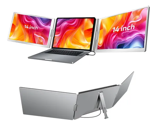 Extensor De Pantalla Portátil 14 1080p Fhd Triple