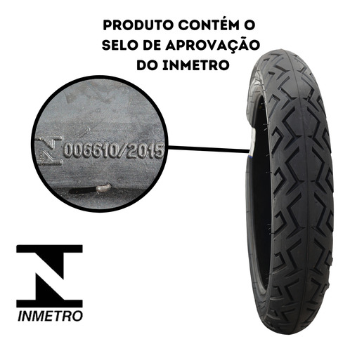 Pneu Par 80/100-14 60/100-17 Pop Crypton 115 Moby C/ Camara