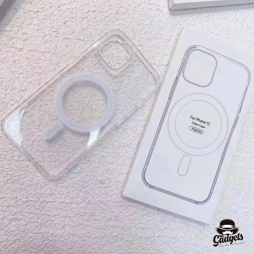 Imagen 6 de 8 de Kit Funda + Accesorios Cable, Cubo, Mica Para iPhone Magsafe