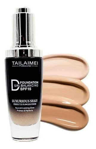 Base Alta Cobertura Tailaimei Luxurious Silky Liquido Spf15