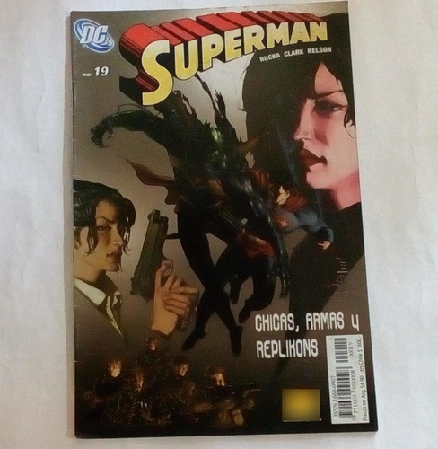 Revista Dc Comics N°19 Superman Chicas, Armas Y Replikons-