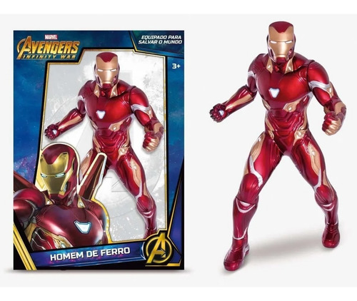 Boneco Articulado Homem De Ferro Avengers 55 Cm 563 - Mimo