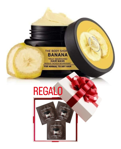 Mascarilla Nutritiva Capilar Banana The Body Shop + 1 Regalo
