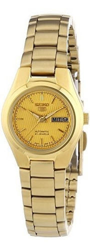 Reloj Seiko 5 Seiko 5 Oro Seiko Automatico Dorado De Mujer S