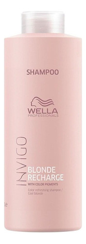 Shampoo Wella Professionals Invigo Blonde Recharge en botella de 1000mL por 1 unidad