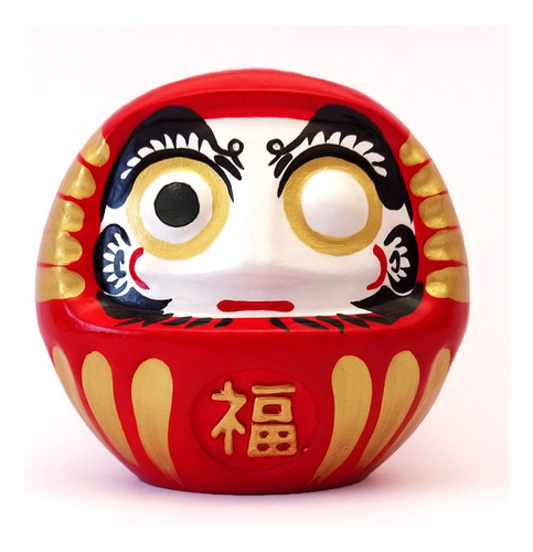 Daruma Japonés - Regalo Original Con Sentido Simbólico Rojo