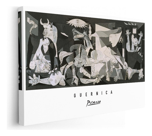 Cuadro Decorativo Guernica Picasso Canvas Con Bastidor