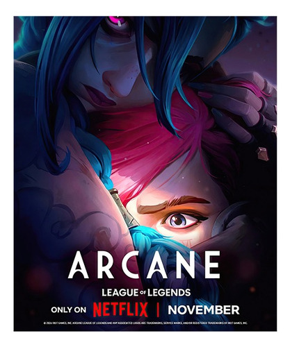 Poster De La Serie Arcane De Netflix