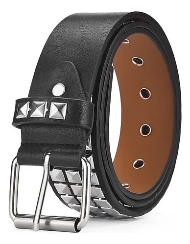 Punk Belt Studs Y2k Jeans Urbano Unissex | MercadoLivre