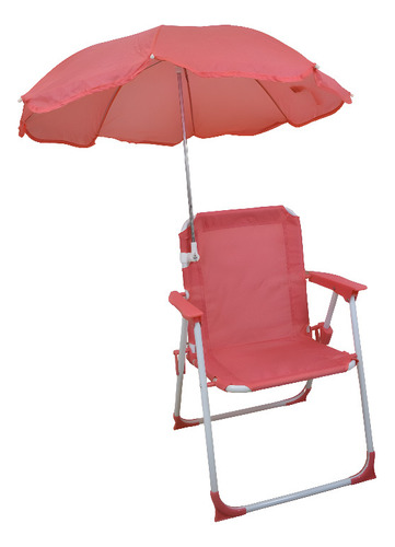 Silla Playa Plegable Infantil Con Sombrilla Reposera Jardin