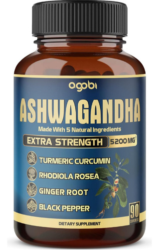 Ashwagandha Pura 5200mg  X Capsula Rinde 3 Meses X90caps