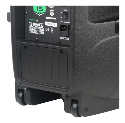 Caixa Som Prof Bluetooth Amplificada Ativa Sub 15pol Bateria