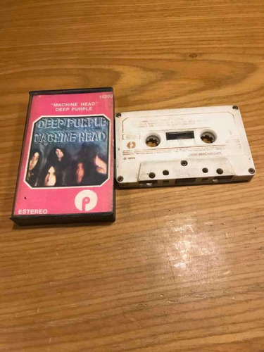 Deep Purple Machine Head Cassette Argentina Rare Tape